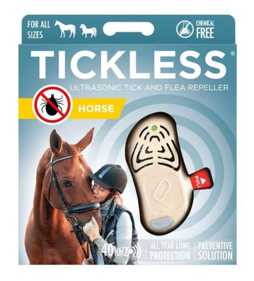 Tickless ultrazvukový odpuzovač klíšťat HORSE beige