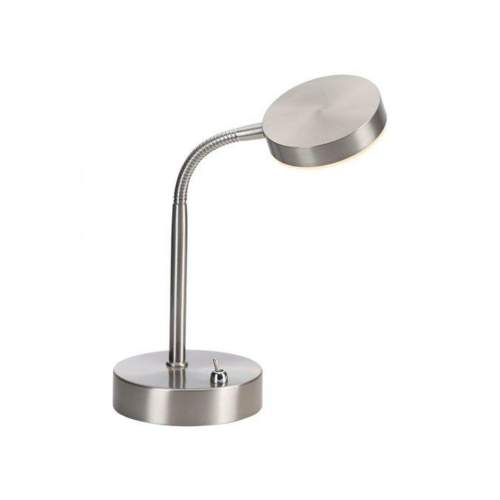 LED stolní lampička stříbrná barva 3000K - LEUCHTEN DIREKT