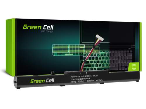 Green Cell Baterie A41N1501 pro Asus ROG GL752 GL752V GL752VW, Asus VivoBook Pro N552 N552V N552VW N552VX N752 N752V N752VX AS138 neoriginální
