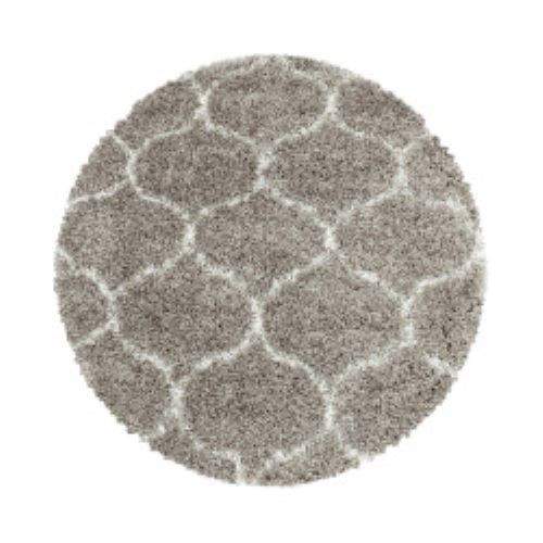 Ayyildiz koberce Kusový koberec Salsa Shaggy 3201 beige kruh Rozměry koberců: 120x120 (průměr) kruh