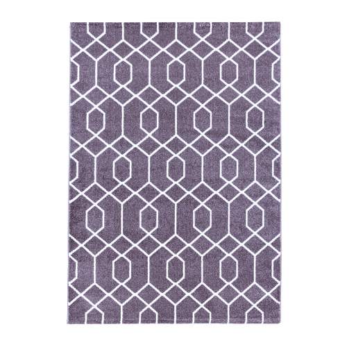 Ayyildiz koberce Kusový koberec Efor 3713 violet - 80x150 cm Fialová, Velké (190x270 cm a větší), Syntetický (umělý)