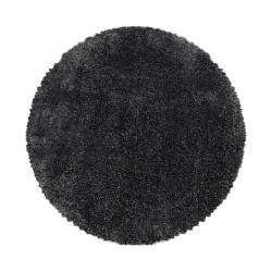 Ayyildiz koberce Kusový koberec Fluffy Shaggy 3500 grey kruh - 80x80 (průměr) kruh cm Šedá, Střední (80x160 - 164x240), Syntetický (umělý)