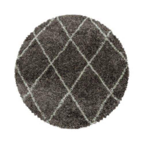 Ayyildiz koberce Kusový koberec Alvor Shaggy 3401 taupe kruh Rozměry koberců: 80x80 (průměr) kruh