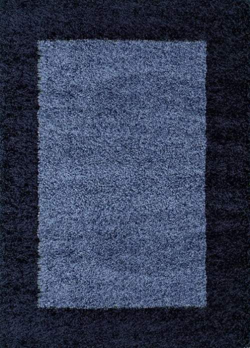 Ayyildiz koberce Kusový koberec Life Shaggy 1503 navy - 60x110 cm Modrá, Velké (190x270 cm a větší), Syntetický (umělý)
