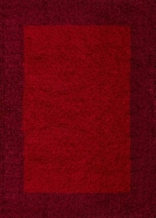 Ayyildiz koberce Kusový koberec Life Shaggy 1503 red - 60x110 cm Červená, Velké (190x270 cm a větší), Syntetický (umělý)
