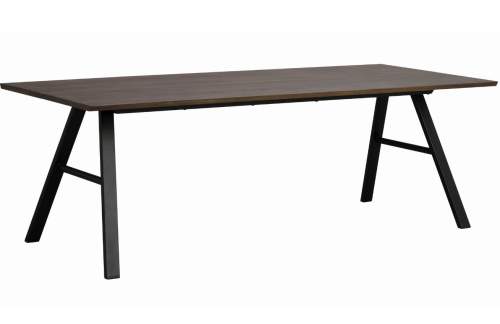 Jídelní stůl s deskou v dubovém dekoru 220x90 cm Brigham - Rowico