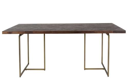 Jídelní stůl s ocelovou konstrukcí Dutchbone Class, 220 x 90 cm