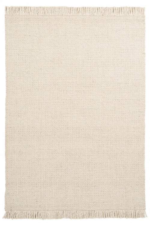 Obsession koberce Ručně tkaný kusový koberec Eskil 515 CREAM - 200x290 cm Bílá, Velké (190x270 cm a větší), Viskóza
