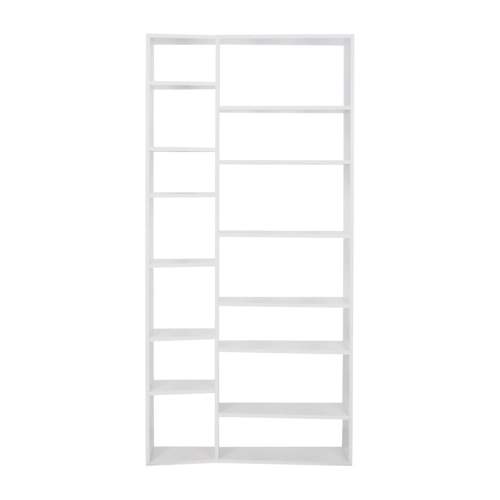 Matně bílá knihovna TEMAHOME Valsa 108 x 34 cm