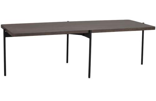 Hnědý konferenční stolek z jasanového dřeva Rowico Shelton, 145 x 60 cm