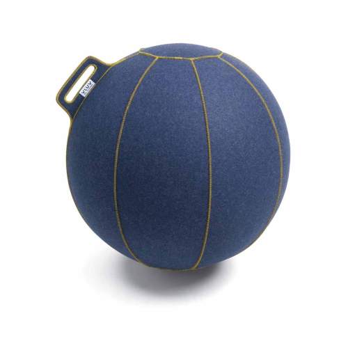 Modrý sedací / gymnastický míč VLUV VELT Ø 75 cm