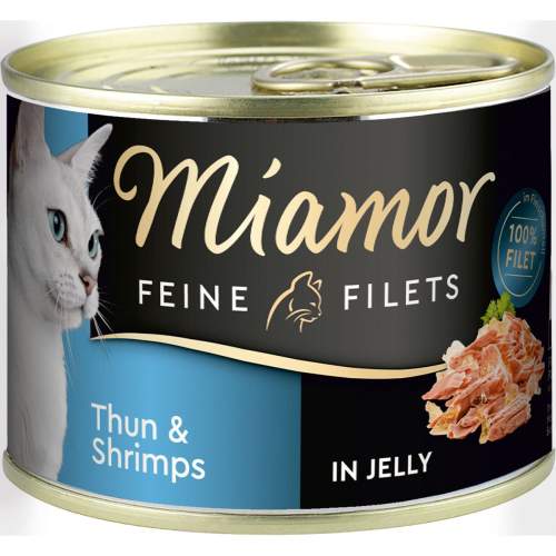 MIAMOR Feline Filets Tuňák a krevety v želé 185 g