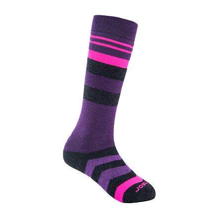 Funkční merino ponožky Sensor Slope Merino Černá/růžová/fialová 43-46