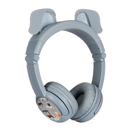 BuddyPhones kids headphones wireless Play Ears Plus dog (Blue)