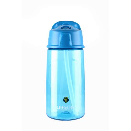 LittleLife Flip-Top Water Bottle; 550ml, blue, 550ml