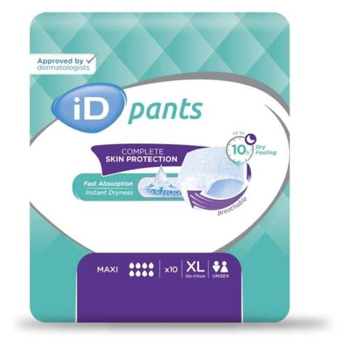 iD Pants X-Large Maxi plenkové kalhotky navlékací 10 ks