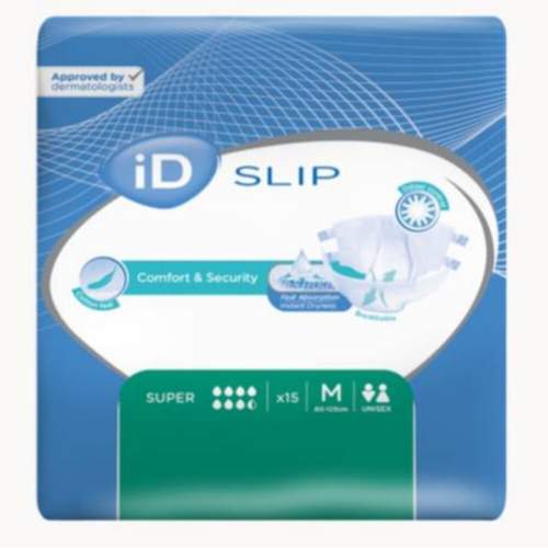 iD Slip Medium Super kalhotky absorpční lepící 15 ks