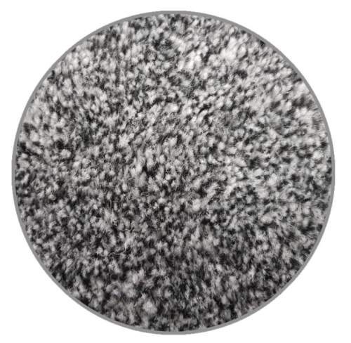 Vopi koberce Kruhový koberec Apollo Soft antra - 200x200 (průměr) kruh cm Šedá, Velké (190x270 cm a větší), Syntetický (umělý)