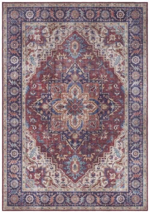 Nouristan - Hanse Home koberce Kusový koberec Asmar 104000 Plum/Red Rozměry koberců: 200x290