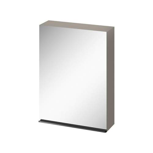 Cersanit - VIRGO zrcadlová závěsná skříňka 60cm, šedá-černá