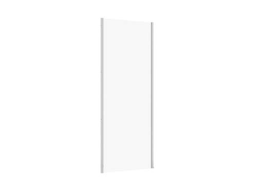Cersanit LARGA, boční stěna ke sprchovým koutem 80x195cm, chromová barva, čiré sklo, S932-131