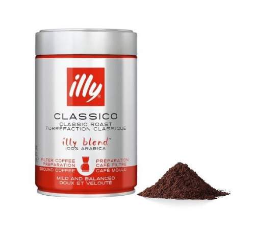 Illy Classico Filter, mletá káva, 250 g