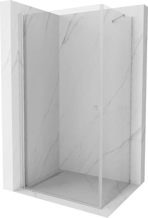 MEXEN/S PRETORIA sprchový kout 80x120 cm, transparent, chrom 852-080-120-01-00