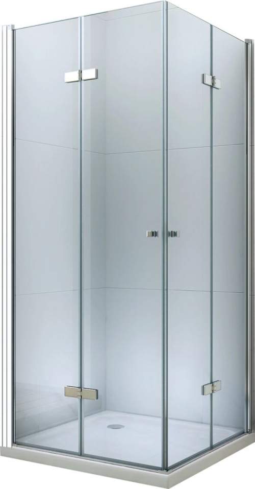 Mexen Lima Duo sprchový kout 80 x 80 cm, 6mm sklo, čiré sklo/chromový profil, 856-080-080-02-00