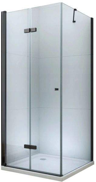 Mexen Lima sprchový kout 70x100 cm, průhledná, černá, 856-070-100-70-00