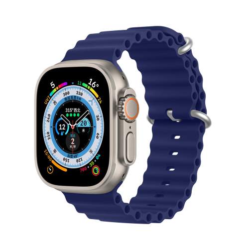 Dux Ducis Strap řemínek, Apple Watch 8 / 7 / 6 / 5 / 4 / 3 / 2 / SE (45 / 44 / 42 mm), modrý