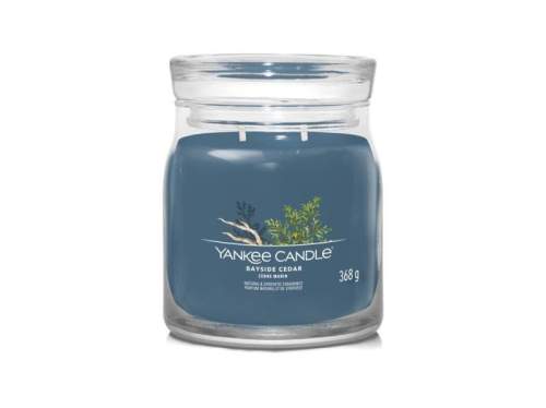 Yankee Candle Aromatická svíčka Signature sklo střední Bayside Cedar 368 g