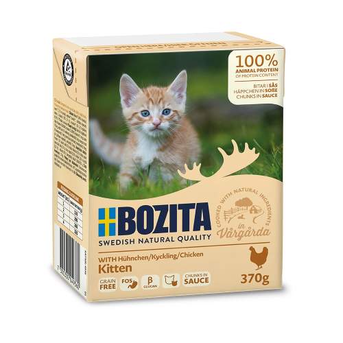 BOZITA Kitten kousky v omáčce s kuřecím 16x370 g