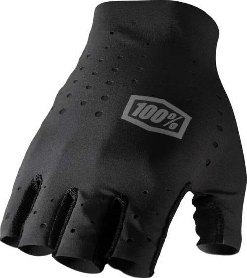 100% Sling krátkoprsté rukavice Black vel. XL