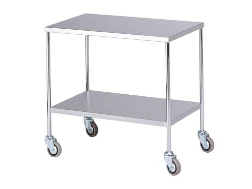 Villard Medical Ošetřovatelský nerezový vozík Rozměr: 70 x 50 x 85 cm 301.09