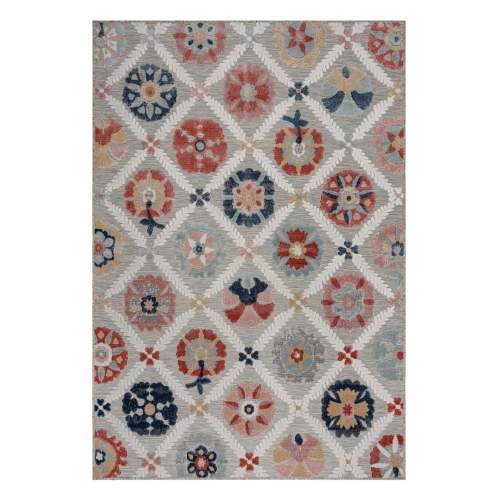 Flair Rugs koberce Kusový koberec Plaza Flora Grey Rozměry koberců: 160x230