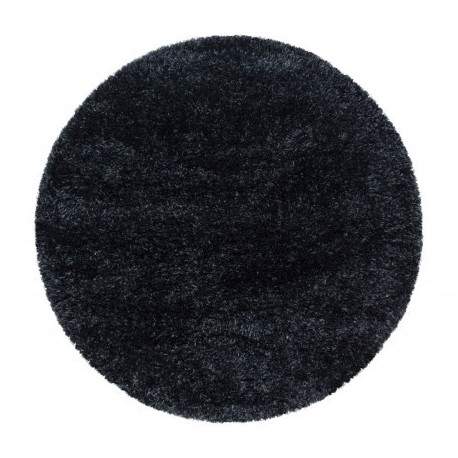 Ayyildiz koberce AKCE: 80x80 (průměr) kruh cm Kusový koberec Brilliant Shaggy 4200 Black kruh - 80x80 (průměr) kruh cm