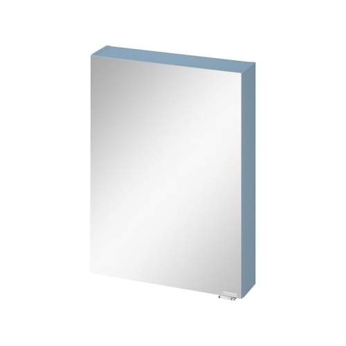 Cersanit Larga, závěsná zrcadlová skříňka 80x60x16 cm, modrá matná, S932-017