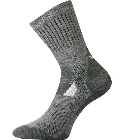 Extra teplé vlněné ponožky Voxx Stabil - světle šedé, 39-42