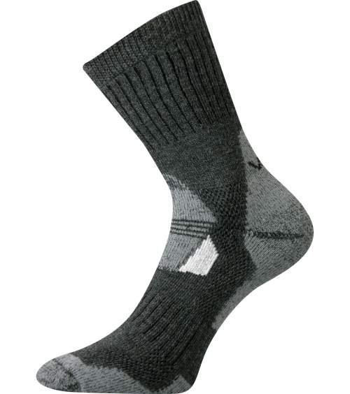 Extra teplé vlněné ponožky Voxx Stabil - tmavě šedé, 39-42