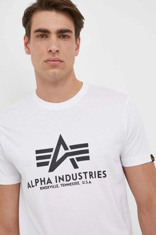 Tričko s krátkým rukávem Alpha Industries Basic Tee White