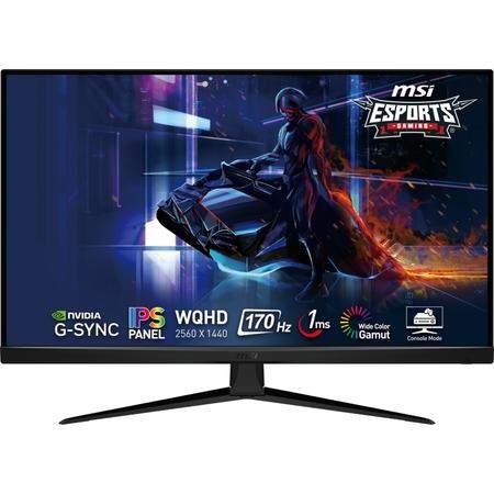 MSI Gaming monitor G321Q, 31,5"/2560 x 1440 /IPS, 170Hz/1ms/1200:1/300cd / m2 /2xHDMI/DP, G321Q
