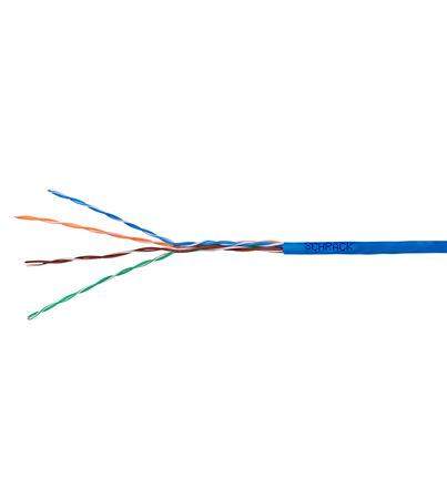 SCHRACK Kabel U/UTP Cat5e AWG24 PVC Eca modrý 305m