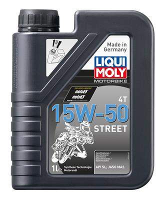 Motocyklový olej Liqui Moly Motorbike 4T 15W50 STREET 1L