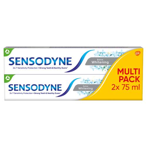 Zub.pasta Sensodyne Extra Whitening 2x75ml