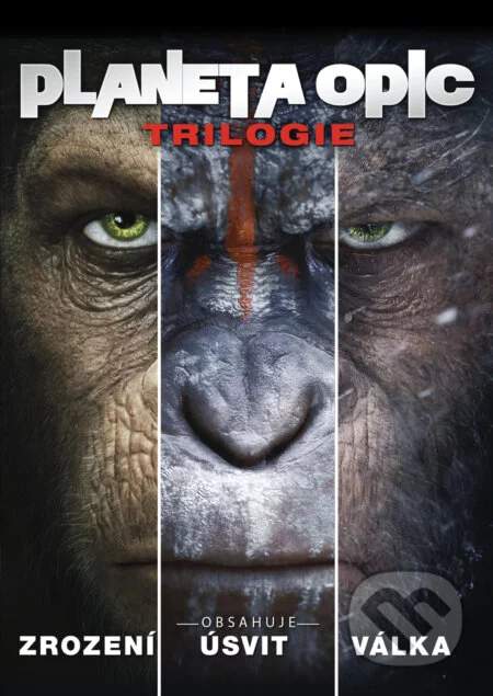 Planeta opic trilogie DVD