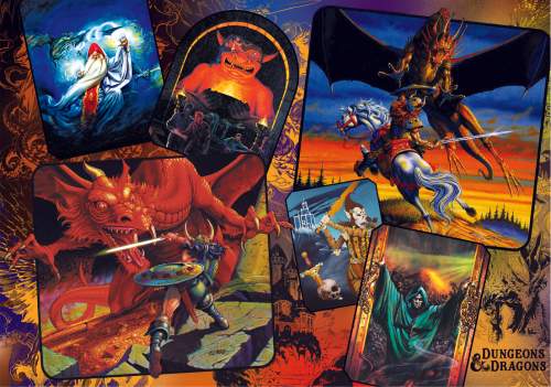 TREFL Puzzle Dungeons & Dragons: Počátek dračího doupěte 1000 dílků
