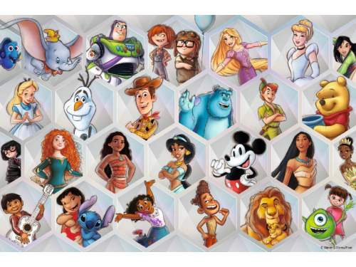 TREFL Puzzle Disney 100 let: Disneyho kouzlo 300 dílků