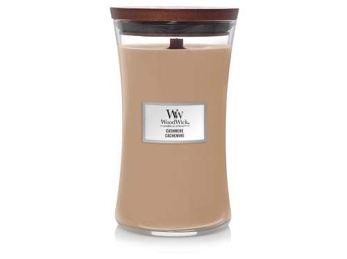 WoodWick Cashmere svíčka váza 609g