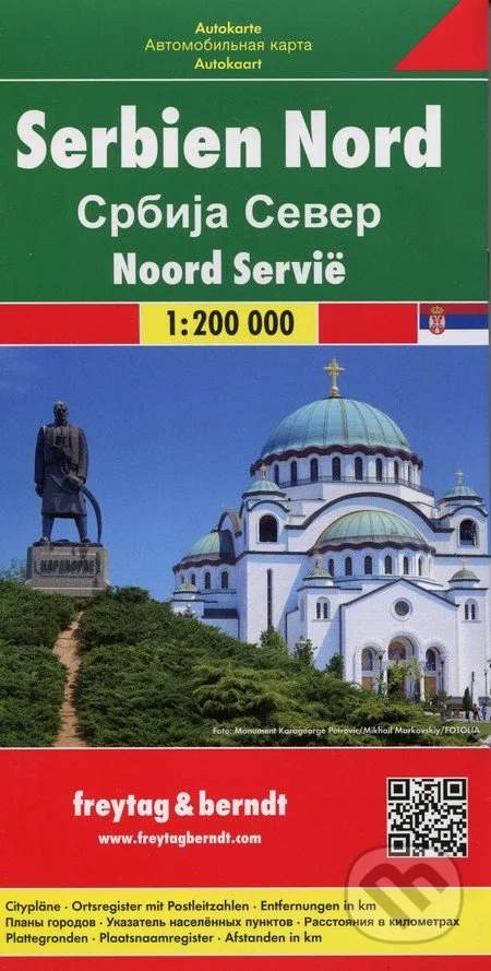 AK 0714 Srbsko sever 1:200 000 / automapa