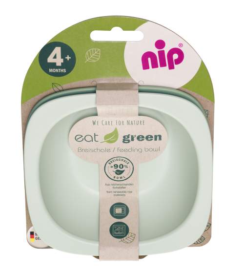 NIP GREEN line miska, green/light green 2 ks